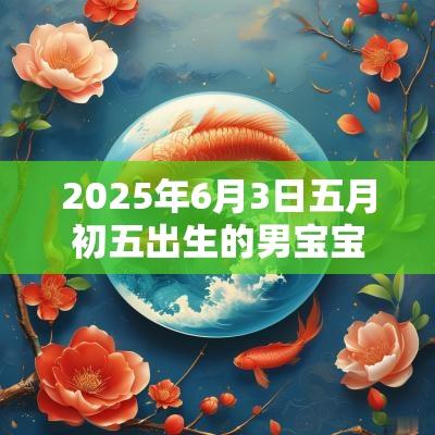 2025年6月3日五月初五出生的男宝宝生辰八字取名如何改运