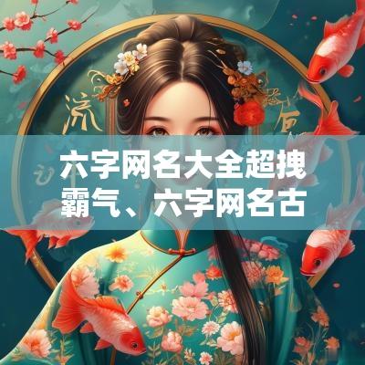 六字网名大全超拽霸气、六字网名古风有诗意、六个字网名男生女生