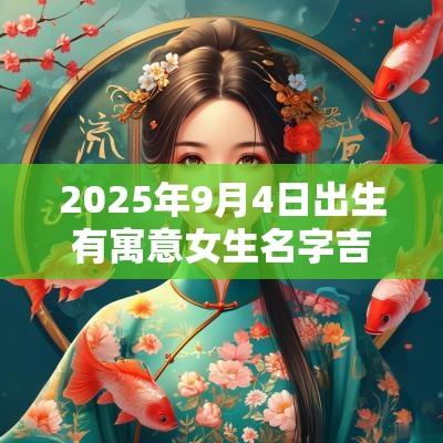 2025年9月4日出生有寓意女生名字吉祥如意的新生儿起名
