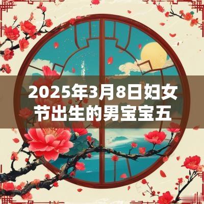 2025年3月8日妇女节出生的男宝宝五行缺什么免费算命取名