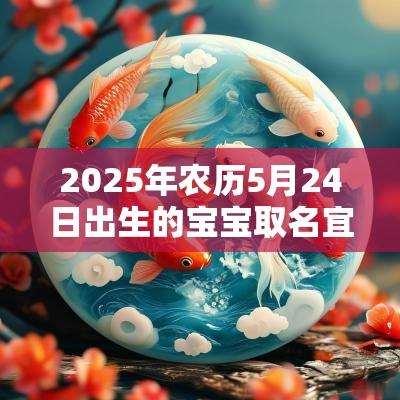 2025年农历5月24日出生的宝宝取名宜用字霸气好听的名字