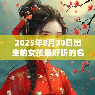 2025年8月30日出生的女孩最好听的名字五行缺火宝宝取名
