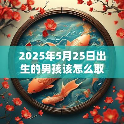2025年5月25日出生的男孩该怎么取名大众学名解析