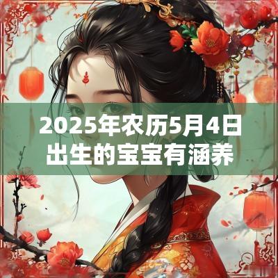 2025年农历5月4日出生的宝宝有涵养的名字好寓意的名字鉴赏
