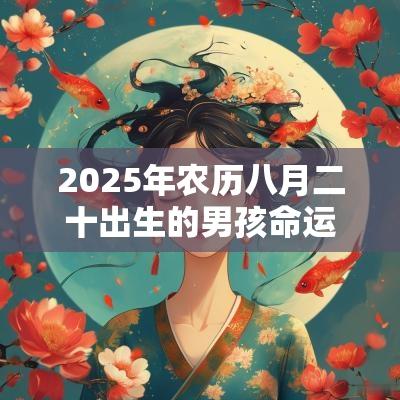 2025年农历八月二十出生的男孩命运今日五行缺木水周易取名