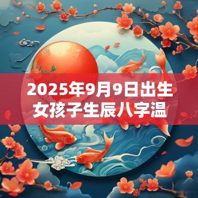 2025年9月9日出生女孩子生辰八字温婉优雅的女蛇宝宝名字