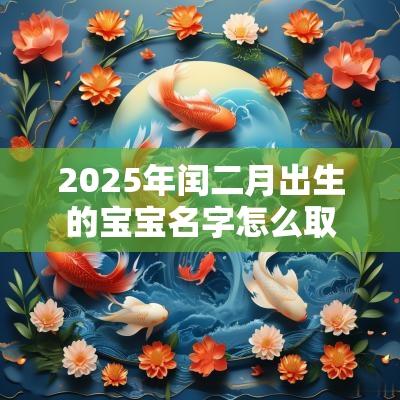 2025年闰二月出生的宝宝名字怎么取2025年最旺男孩名字