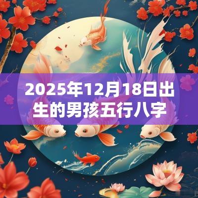 2025年12月18日出生的男孩五行八字解读属金的起名宜用字