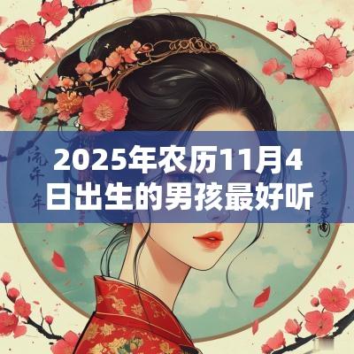 2025年农历11月4日出生的男孩最好听的名字满分好名字推荐