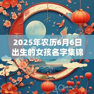 2025年农历6月6日出生的女孩名字集锦寓意好的蛇年女孩名字