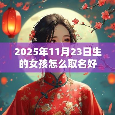 2025年11月23日生的女孩怎么取名好好听有寓意的名字