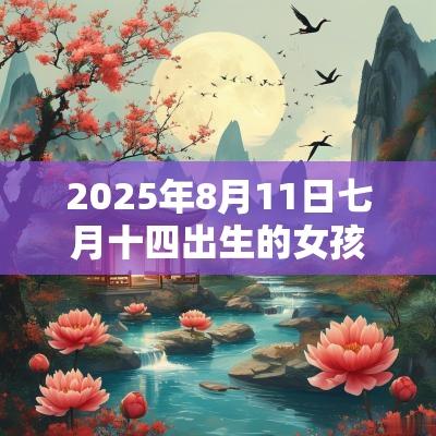 2025年8月11日七月十四出生的女孩五行不缺大气的名字