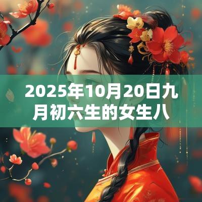 2025年10月20日九月初六生的女生八字取名寓意好的名字