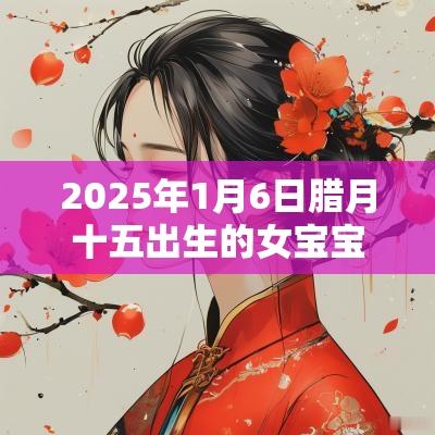 2025年1月6日腊月十五出生的女宝宝五行八字优雅的名字