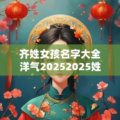 齐姓女孩名字大全洋气20252025姓齐美丽大方女孩名字