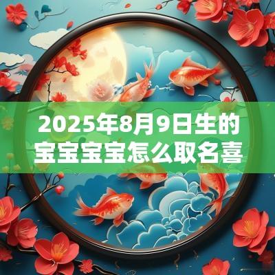 2025年8月9日生的宝宝宝宝怎么取名喜用木水名字如何旺运
