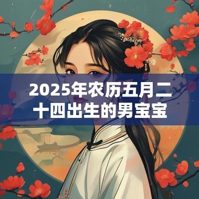2025年农历五月二十四出生的男宝宝五行缺土阳光开朗的名字