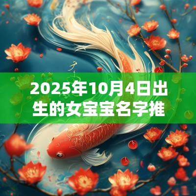 2025年10月4日出生的女宝宝名字推荐个性的蛇年女孩名字