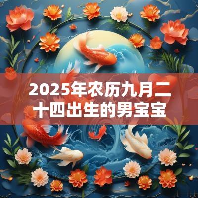 2025年农历九月二十四出生的男宝宝五行俱全好听高分的名字