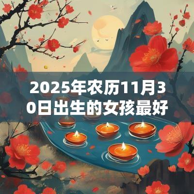 2025年农历11月30日出生的女孩最好听的名字女宝宝取名
