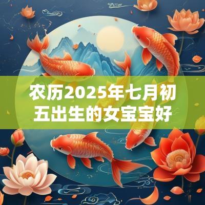 农历2025年七月初五出生的女宝宝好吗五行缺木免费取好名字