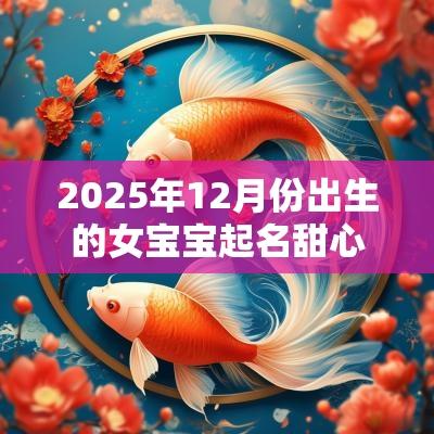 2025年12月份出生的女宝宝起名甜心又顺口女宝小名大全