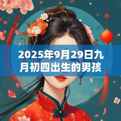 2025年9月29日九月初四出生的男孩五行八字解读缺火的名字