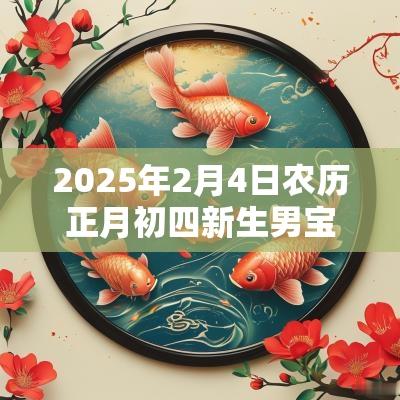 2025年2月4日农历正月初四新生男宝宝缺什么五行属土取名