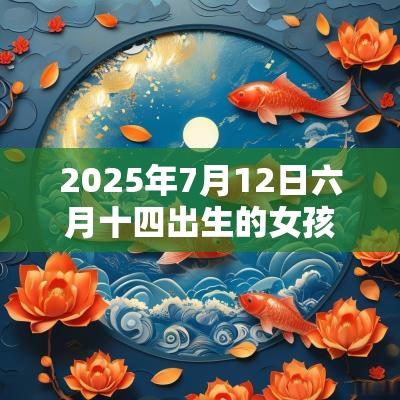 2025年7月12日六月十四出生的女孩五行属什么属金取名建议