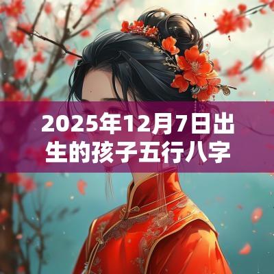 2025年12月7日出生的孩子五行八字解读属金的起名宜用字