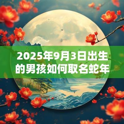 2025年9月3日出生的男孩如何取名蛇年男宝宝最佳取名精选