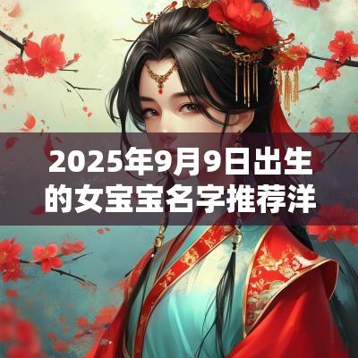 2025年9月9日出生的女宝宝名字推荐洋气的蛇年女孩名字