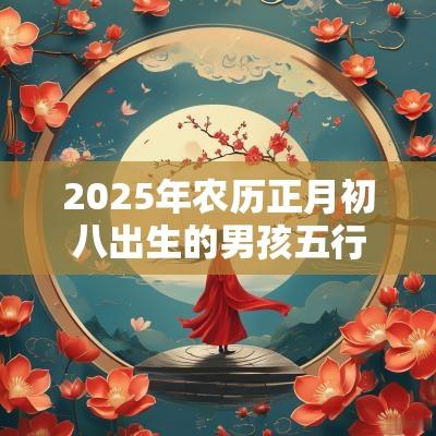2025年农历正月初八出生的男孩五行取名打分属水的最佳宜用字