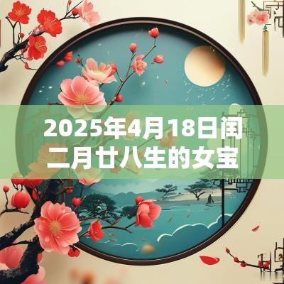 2025年4月18日闰二月廿八生的女宝宝起名高级好听的名字