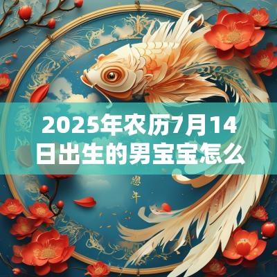 2025年农历7月14日出生的男宝宝怎么取名属蛇男孩取名技巧