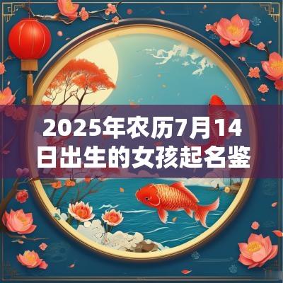 2025年农历7月14日出生的女孩起名鉴赏顺口的蛇年女孩名字
