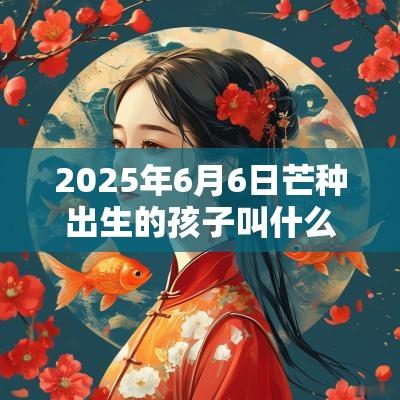 2025年6月6日芒种出生的孩子叫什么最佳属蛇女宝宝的名字