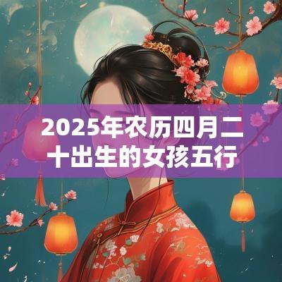 2025年农历四月二十出生的女孩五行取名打分缺土的最佳宜用字