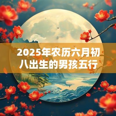 2025年农历六月初八出生的男孩五行取名打分缺土的最佳宜用字