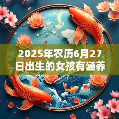 2025年农历6月27日出生的女孩有涵养的名字女宝起名喜用字