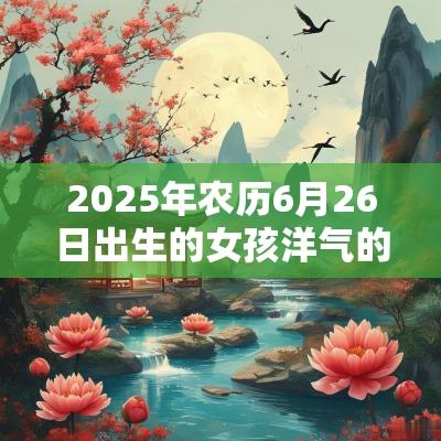 2025年农历6月26日出生的女孩洋气的名字五行不缺宝宝取名