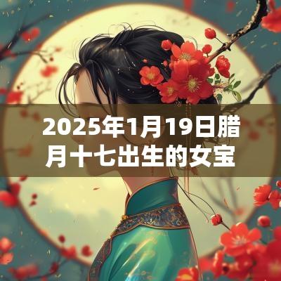 2025年1月19日腊月十七出生的女宝宝八字算命怎么取名促运