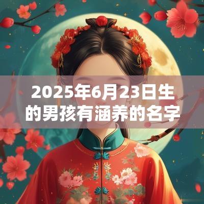 2025年6月23日生的男孩有涵养的名字祥瑞吉利名字大全