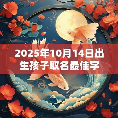 2025年10月14日出生孩子取名最佳字暖人心窝的宝宝名字