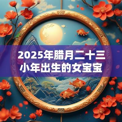 2025年腊月二十三小年出生的女宝宝好吗五行缺火免费取好名字