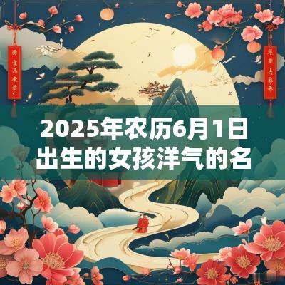 2025年农历6月1日出生的女孩洋气的名字有内涵的宝宝名字
