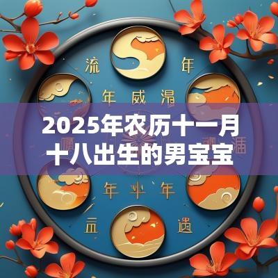 2025年农历十一月十八出生的男宝宝缺金缺火取名高分名字建议