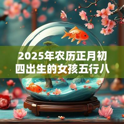 2025年农历正月初四出生的女孩五行八字解读优雅大气的取名
