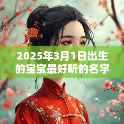 2025年3月1日出生的宝宝最好听的名字好听的名字取自诗词