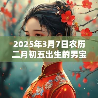 2025年3月7日农历二月初五出生的男宝宝起名五行属土的名字